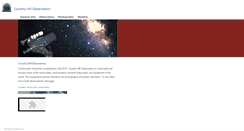 Desktop Screenshot of observatory.countryhill.org